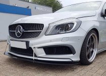 Mercedes A-Klass W176 AMG-Line 2012- 2015 Racing Frontläpp / Frontsplitter Maxton Design